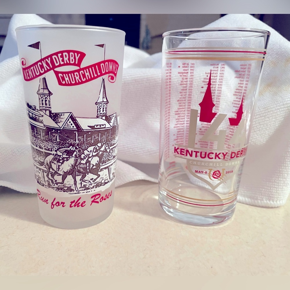 Kentucky Derby Glasses - Set of 2